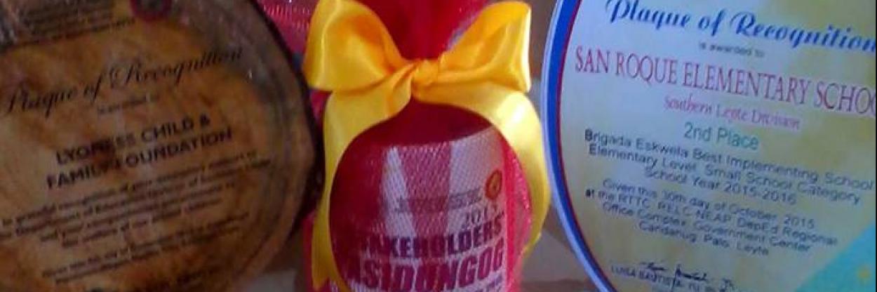 San Roque Elementary School - Brigada Eskwela Award - Ein Bildungsprojekt der Child & Family Foundation