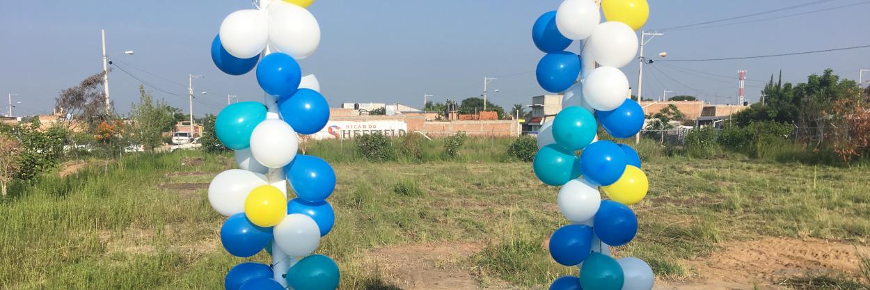 Spatenstich Schule Baustart Leon Mexiko